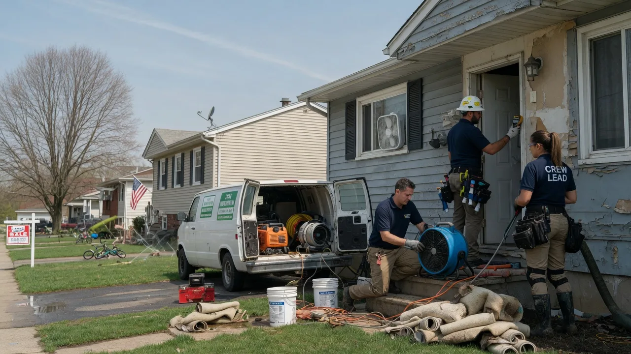 Flood Cleanup in Martelle, IA near me